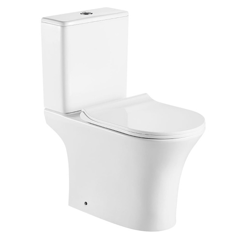 Унитаз-компакт Azario FRETTA ROUND AZ-7121 напольный с бачком