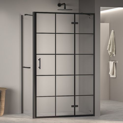 Душевой уголок RGW Passage 410877120-084R 120х100 стекло прозрачное профиль черный без поддона