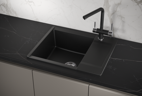Кухонная мойка Granula 6202 ТУРМАЛИН 62х50 цвет черный