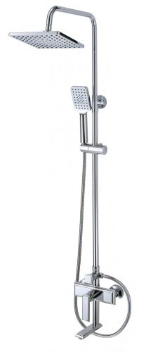 Душевая стойка Savol S-600108T настенная цвет хром