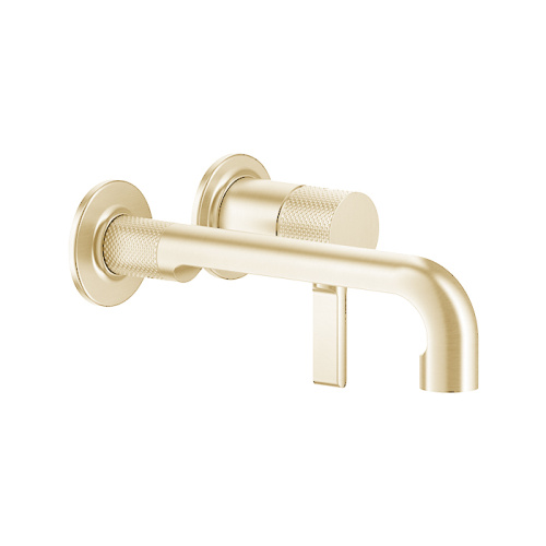 Смеситель для ванны Gessi Inciso 58088#246 встраиваемый в стену золото (внешняя часть)