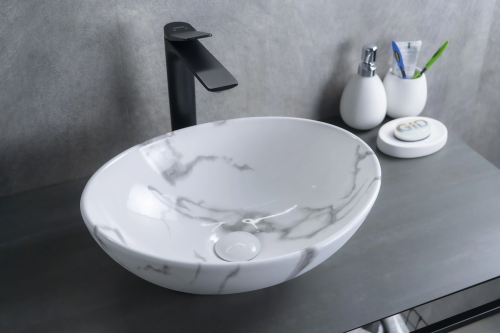 Раковина Gid Lago 41 см Mnc138C (54473) накладная цвет многоцветный