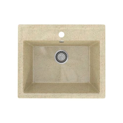 Кухонная мойка Practik PR-565 PR-M-565-002 57х50 цвет бежевый поверхность глянцевая