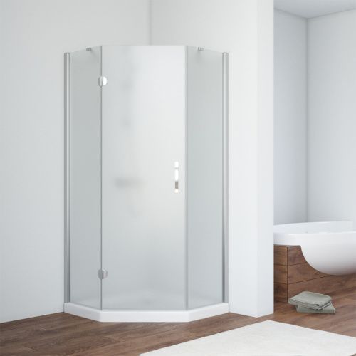 Душевой уголок Vegas-Glass AFA-Pen TUR+NOVO AFA-Pen TUR NOVO h1890 110 08 10 L 110х110 стекло матовое профиль хром глянцевый без поддона