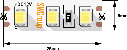 Светодиодная лента SWG Standard SWG2120 00-00007262