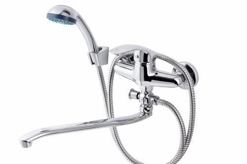 Смеситель для ванны и душа FAUZT FZs-614-125 настенный хром