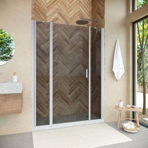 Душевая дверь Vegas-Glass EP-2F NOVO EP-2F NOVO 210 07 07 L 210х190 стекло тонированное профиль хром