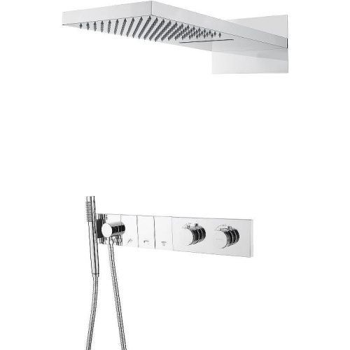 Душевая система Boheme Zodiac 133-CR встраиваемая цвет хром с термостатом