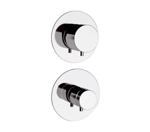 Смеситель для душа Remer Elegance NT95C встраиваемый в стену хром с термостатом