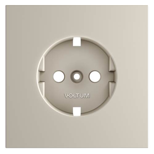 Накладка для розетки с заземлением VOLTUM S70 VLS000603