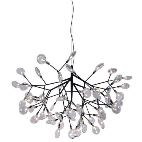 Люстра подвесная Crystal Lux Evita (Евита) Evita SP63 BLack/Transparent