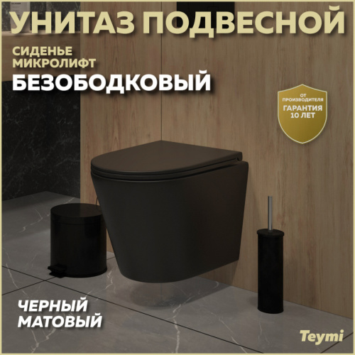 Унитаз Teymi Solli T40201MB подвесной