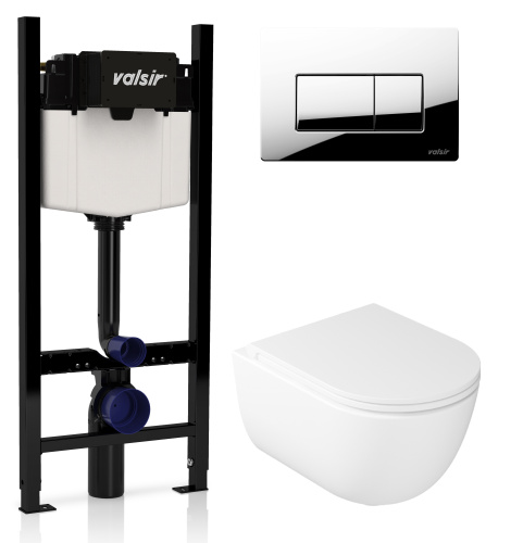 Комплект унитаз с инсталляцией Valsir KIT VSCR 7334 Std P1
