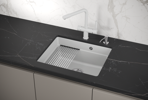 Кухонная мойка Granula Kitchen Space 5501U, АРКТИК 55x45 цвет арктик