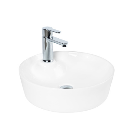 Раковина BelBagno 45 см BB1306 накладная цвет белый глянцевый