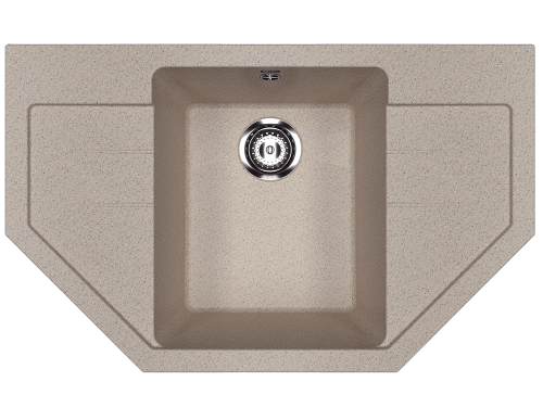Кухонная мойка Ulgran Classic U-609-302 79х49 цвет песочный