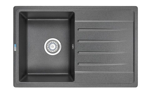 Кухонная мойка Granula 7602 ГРАФИТ 76х50 цвет графит