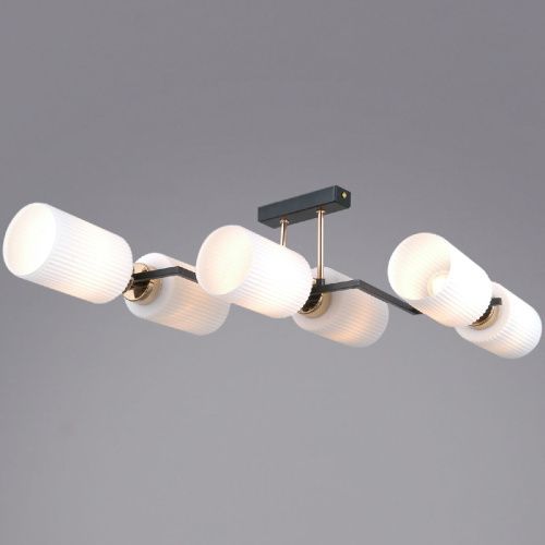 Люстра потолочная Illumico IL0809-6ASQ-25 BK AB NAPLES
