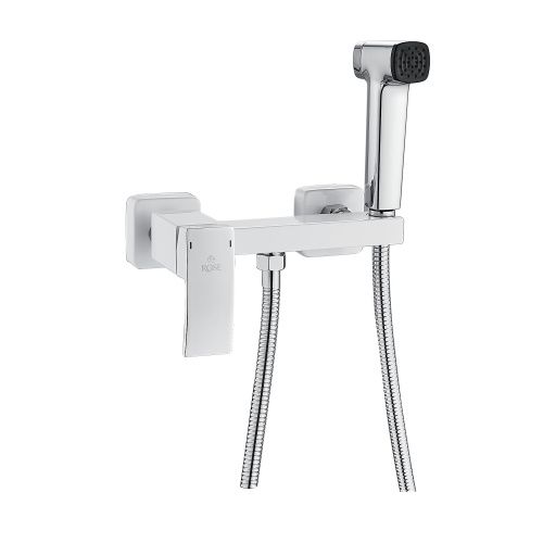 Гигиенический душ со смесителем Rose R1505F-1 белый/хром