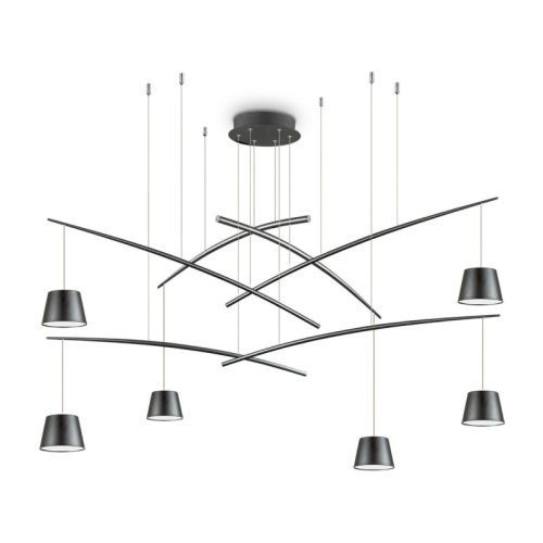 Люстра подвесная Ideal lux Fish (Фисх) Fish SP6 Nero
