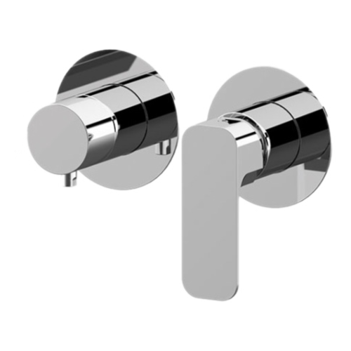 Смеситель для душа Daniel Tiara TA625D3CR встраиваемый в стену хром без термостата