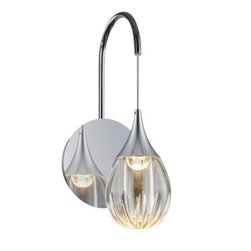 Бра Delight Collection Stilla (Стилла) MB24001004-1A chrome/clear