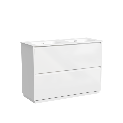 Тумба под раковину Sancos Libra Floor LB120F-2W 119х45х84 напольная цвет белый