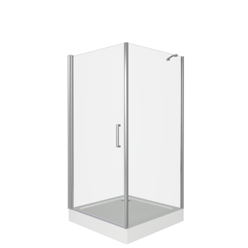 Душевой уголок Good Door FANTASY ФА00007 100х100 стекло с рисунком профиль хром без поддона