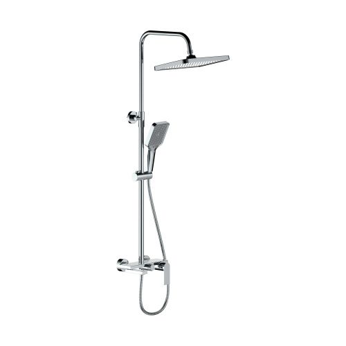 Душевая стойка BELZ B678 B24678 настенная цвет хром