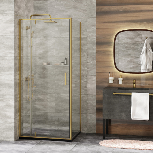 Боковая стенка WasserKRAFT Aisch 55P 55P03-RP90 90x200 стекло прозрачное 6 мм