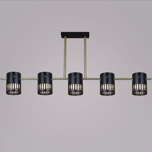 Люстра потолочная Reluce 06675-0.3-05 GD+BK GX53