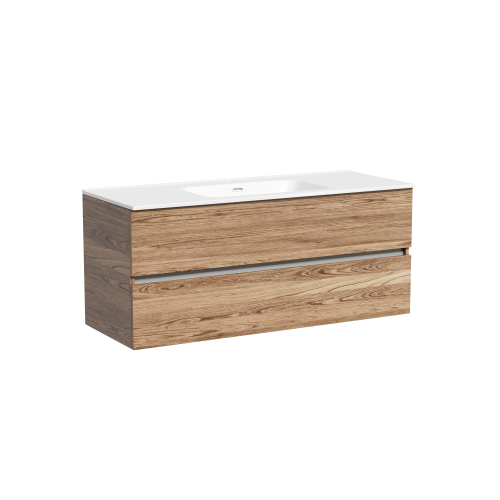 Тумба под раковину Sancos Urban UR120-1ECH 119х45х55 подвесная цвет дуб чарльстон