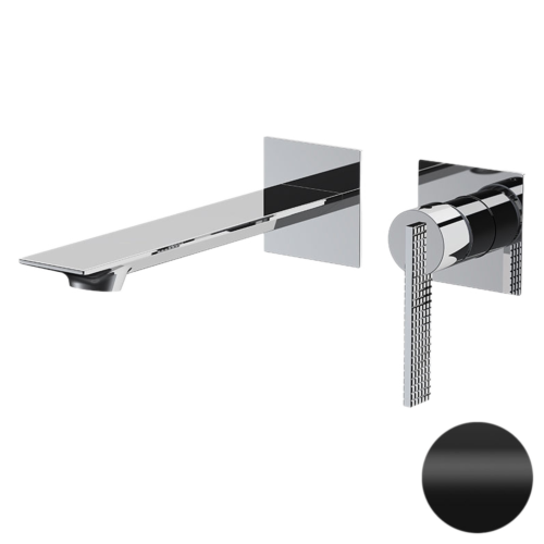 Смеситель для раковины Daniel Club ANC632PL15 встраиваемый в стену черный