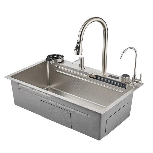 Кухонная мойка Savol S-SC002L 75х46 цвет сатин поверхность матовая