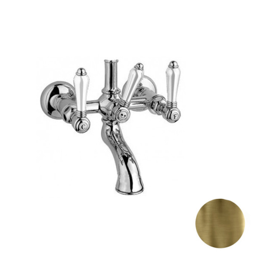 Смеситель для ванны Nicolazzi Petit Mont Blanc 1400BZ78 встраиваемый в стену бронза без термостата