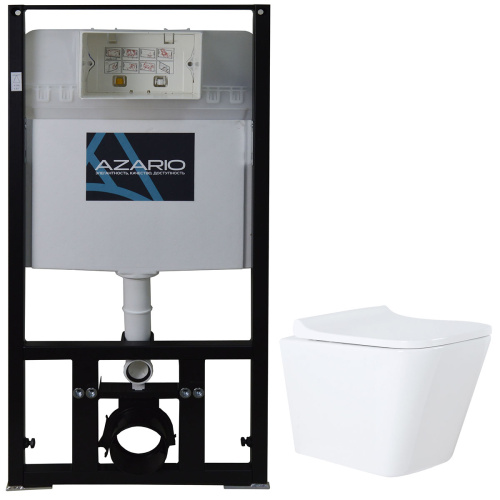 Комплект унитаз с инсталляцией  Azario  AZ-8010-1000+AZ-0052