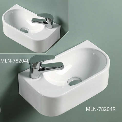 Раковина Melana 41 см 78204L-805 подвесная цвет белый