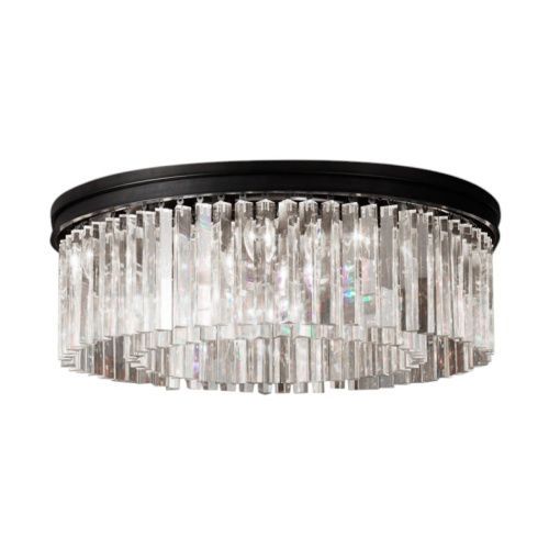 Люстра потолочная Delight Collection 1920s Odeon (1920с Одеон) KR0387C-10B/P black/clear