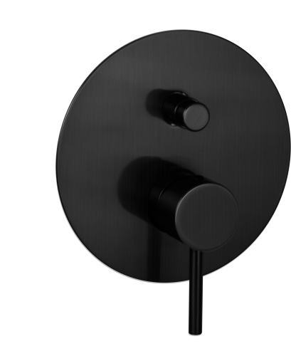 Смеситель для душа Remer X Style X09LCFP встраиваемый в стену черный брашированный хром