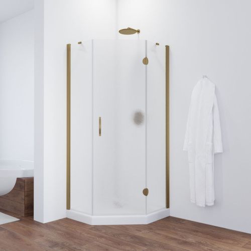 Душевой уголок Vegas-Glass AFA-Pen TUR+NOVO AFA-Pen TUR NOVO h1890 110 05 02 R 110х110 стекло рифленое профиль бронза без поддона