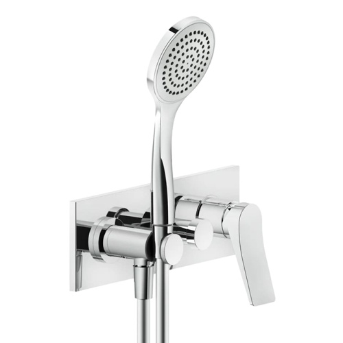 Смеситель для душа Gessi Rilievo 59140#031 встраиваемый в стену хром (внешняя часть)