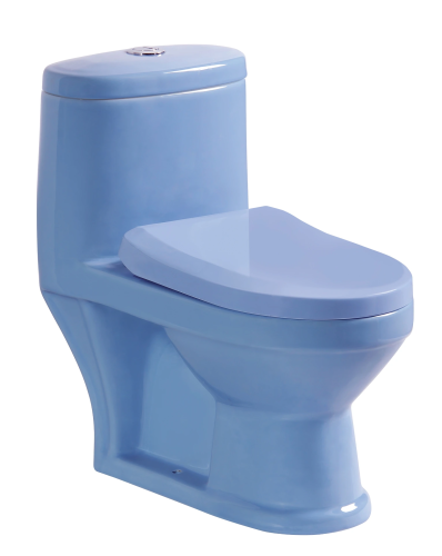 Унитаз напольный с бачком Gid Aventura Tr2192-BU (62242Y) голубой с сиденьем микролифт