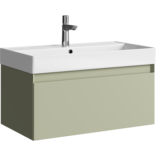 Тумба с раковиной Aqwella Geometria GE01081SH 81x48x45 подвесная