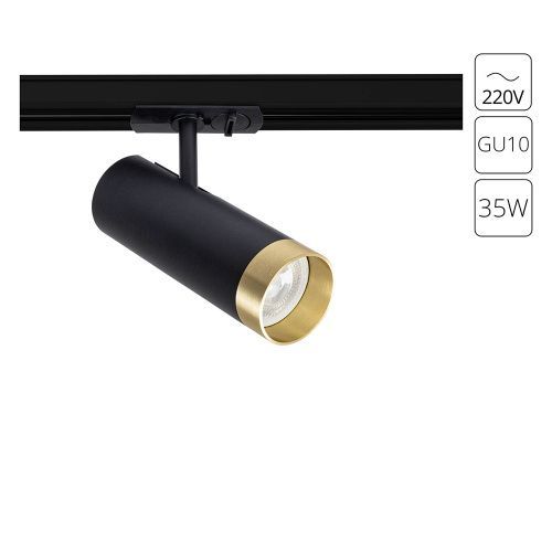 Трековый однофазный светильник Arte Lamp Topic (Топиц) A2356PL-1BK