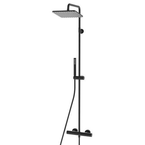 Душевая стойка Bossini COSMO L10103.073 настенная цвет черный матовый