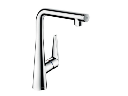 Смеситель для кухни Hansgrohe Talis Select M51 72820800 на раковину/столешницу сталь без термостата