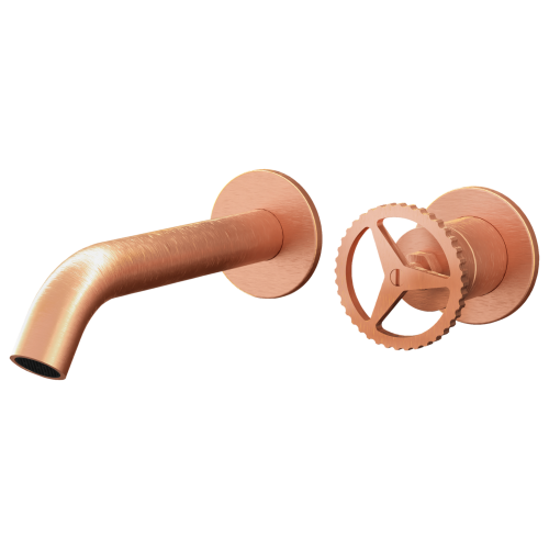 Смеситель для раковины Remer Chrono CH15PRP встраиваемый в стену медь