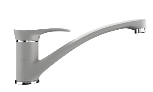Смеситель для кухни Ulgran Classic U-003-341 на раковину белый без термостата