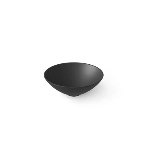 Раковина керамическая Dea Design Washbasins DD9063 400 16 40х40 накладная цвет черный без отверстий под смеситель