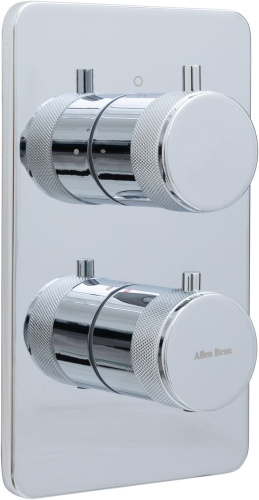 Смеситель для ванны с душем Allen Brau Priority 5.31213-00 встраиваемый в стену хром с термостатом